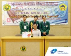 S1 Nursing study program won 2nd place in National Scientific Writing Competition – the 2013 Biology Olympiad, Universitas Negeri Jember