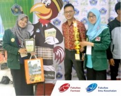 S1 Pharmacy and S1 Nursing won 3rd place in the 2015 Youth Science and Creativity Competition held by Universitas Muhamadiyah Makasar