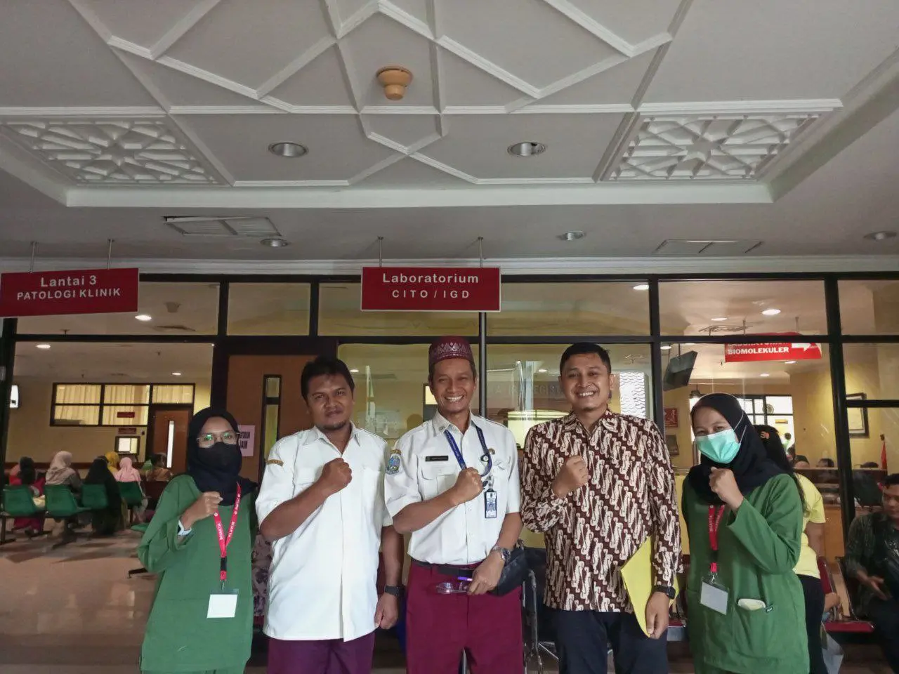 Lahan PKL di RS Haji Sukolilo Surabaya