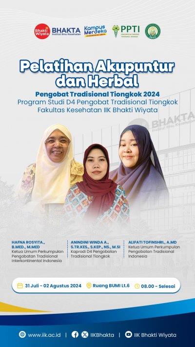 Pelatihan Akupunktur dan Herbal untuk Pengobat Tradisional Tiongkok 2024