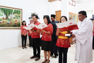 Pelantikan Jabatan Dekan dan Wakil Dekan IIK BW Periode 2017-2018