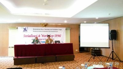 Perwakilan LPMI IIK Bhakti Wiyata Hadiri Sosialisasi & Workshop SPMI dari DIKTI