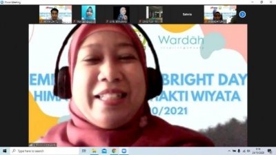 Webinar Wardah Bright Days dilaksanakan secara daring tanggal 25 Oktober 2020