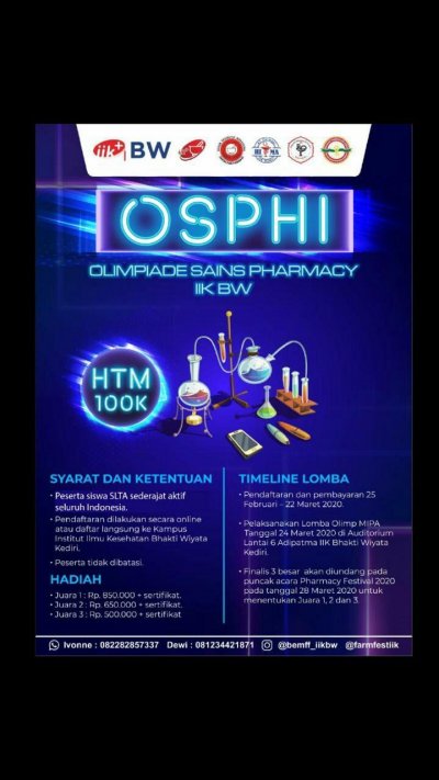 Olimpiade Sains Pharmacy IIK BW