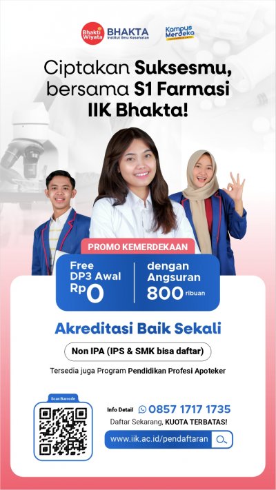 Semakin Dekat Kejar Mimpi Bersama S1 Farmasi dengan Promo Spesial Kemerdekaan