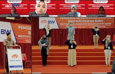 PKKMB IIK BW dilaksanakan secara daring selama empat hari sejak Senin hingga Kamis (21-24/09/2020).
