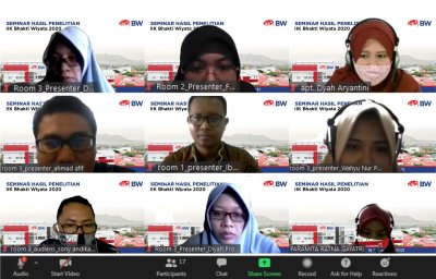 Raih Dana Hibah dari Kemenristek/BRIN : Dosen IIK BW Seminarkan Hasil Penelitian Dosen Pemula (PDP) Secara Daring