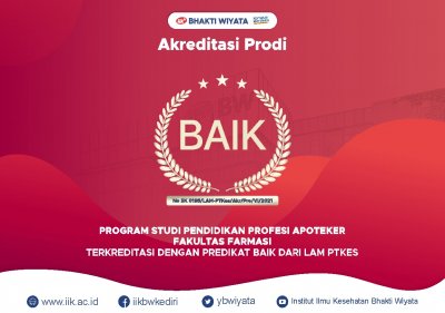 Program Studi Pendidikan Profesi Apoteker Raih Akreditasi dengan Predikat Baik dari LAM PTKes