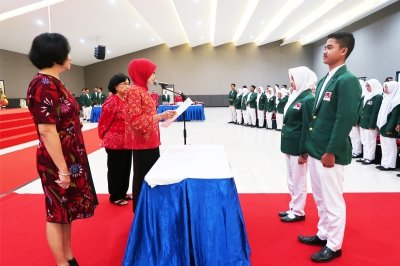 Mahasiswa D3 RMIK Antusias Jalani Acara Angkat Janji Mahasiswa dan Kuliah Pakar