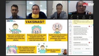 FSTA Adakan Webinar Vaksinasi bersama PT.Biofarma