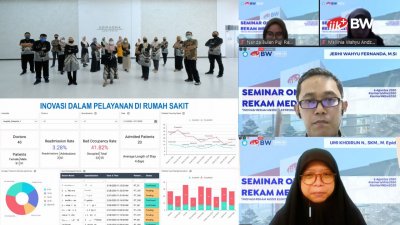 Himpunan Mahasiswa D3 Rekam Medis dan Informasi Kesehatan Adakan Seminar Online.