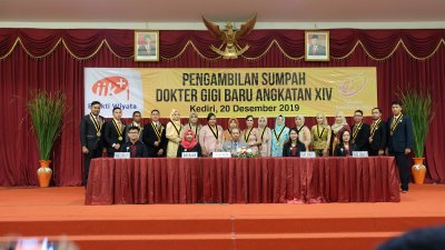 IIK BW Selenggarakan Pelantikan dan Pengambilan Sumpah Dokter Gigi Angkatan XIV