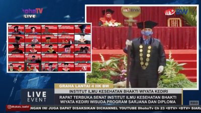 IIK Bhakti Wiyata Laksanakan Wisuda TA.2019/2020 secara Daring