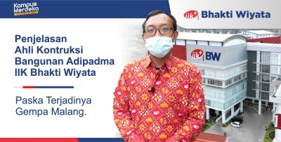 Penjelasan Ahli Kontruksi Bangunan Gedung Adipadma Paska Terjadinya Gempa Malang.