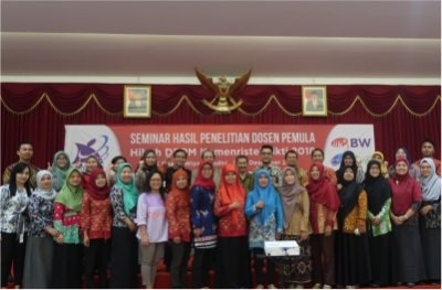 PP2M IIK BW Selenggarakan Seminar Hasil Penelitian Dosen Pemula