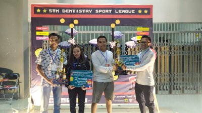 Mahasiswa Fakultas Kedokteran Gigi IIK BW Ukir Prestasi di Ajang Dentistry Sport League