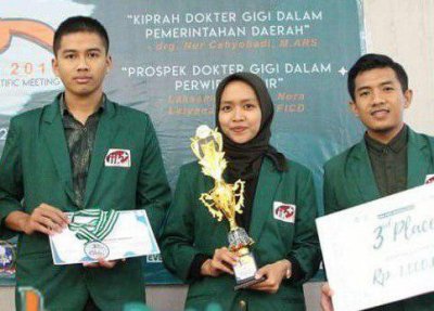 Mahasiswa Fakultas Kedokteran Gigi IIK BW Raih Juara Dentistry Scientific Meeting 2019