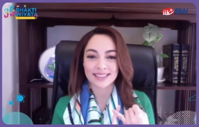 Diesnatalis IIK BW 35 : Reisa Broto Asmoro Ajak Mahasiswa IIK BW Kampanyekan Protokol Kesehatan