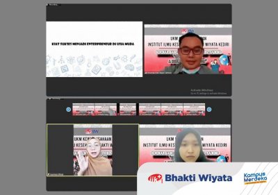 Webinar: UKM Kewirausahaan Kenalkan Health Entrepreneurship kepada Mahasiswa.