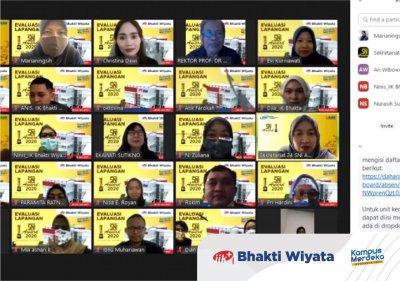 IIK Bhakti Wiyata mengikuti site evaluation secara daring yang dihelat pada Senin-Selasa (28-29/06/2021).