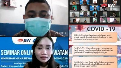 Himpunan Mahasiswa Keperawatan Adakan Webinar Keperawatan Peran Perawat dalam Pandemi COVID-19